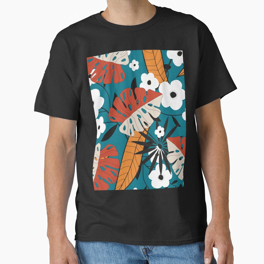 tropical floral by zaher97 T-Shirts, Hoodie, Sweatshirt | BlankRebels.com (Image 1)