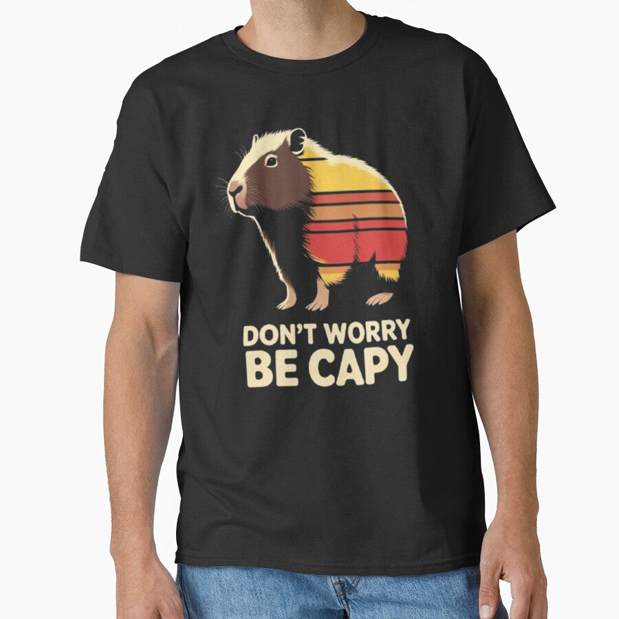Don't Worry, Be Capy by R-market T-Shirts, Hoodie, Sweatshirt | BlankRebels.com (Image 1)