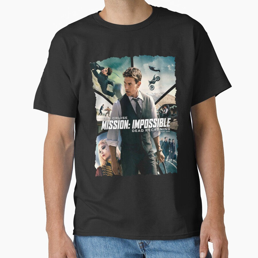 Tom Cruise Shirt, Action Movie Fans Graphic Tee, Tom Cruise Homage T-shirt, American Actor, Classic 90s,... (Image 1)