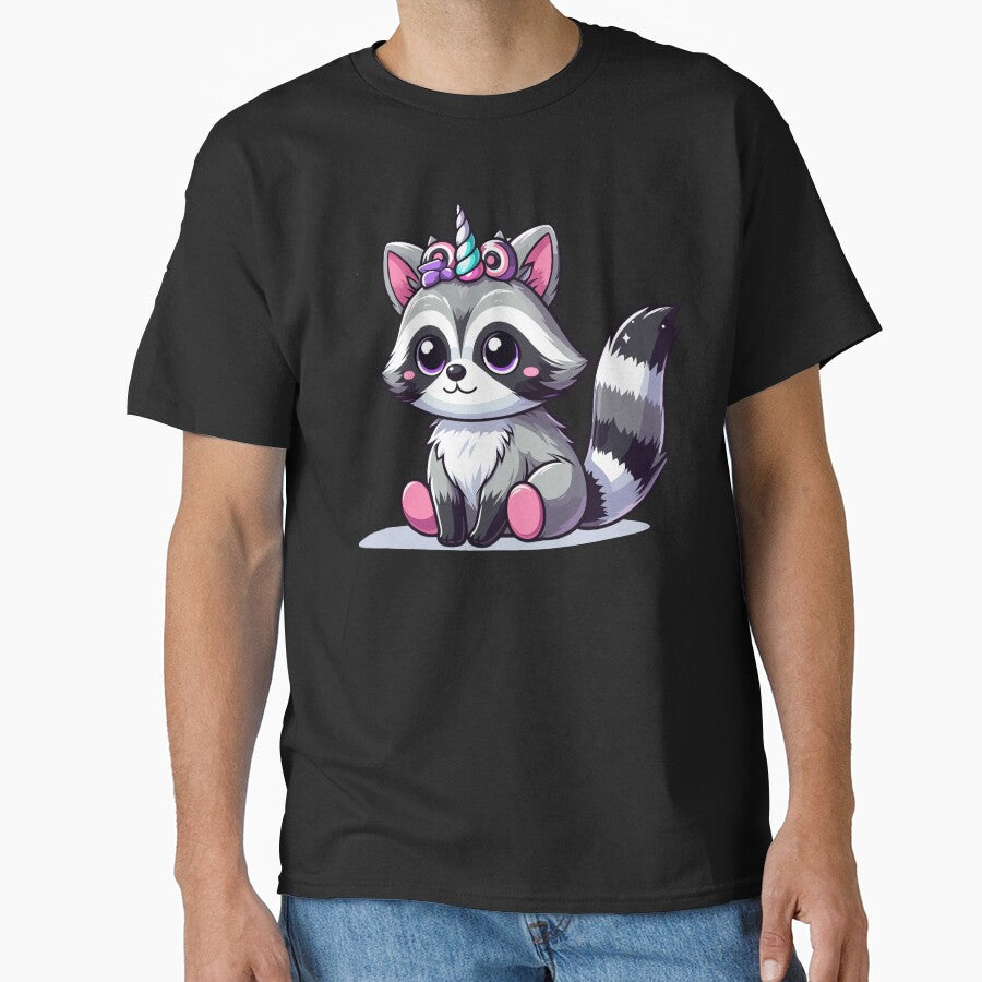 Raccoon Unicorn - Raccoonicorn by Kawaii-n-Spice T-Shirts, Hoodie, Sweatshirt | BlankRebels.com (Image 1)