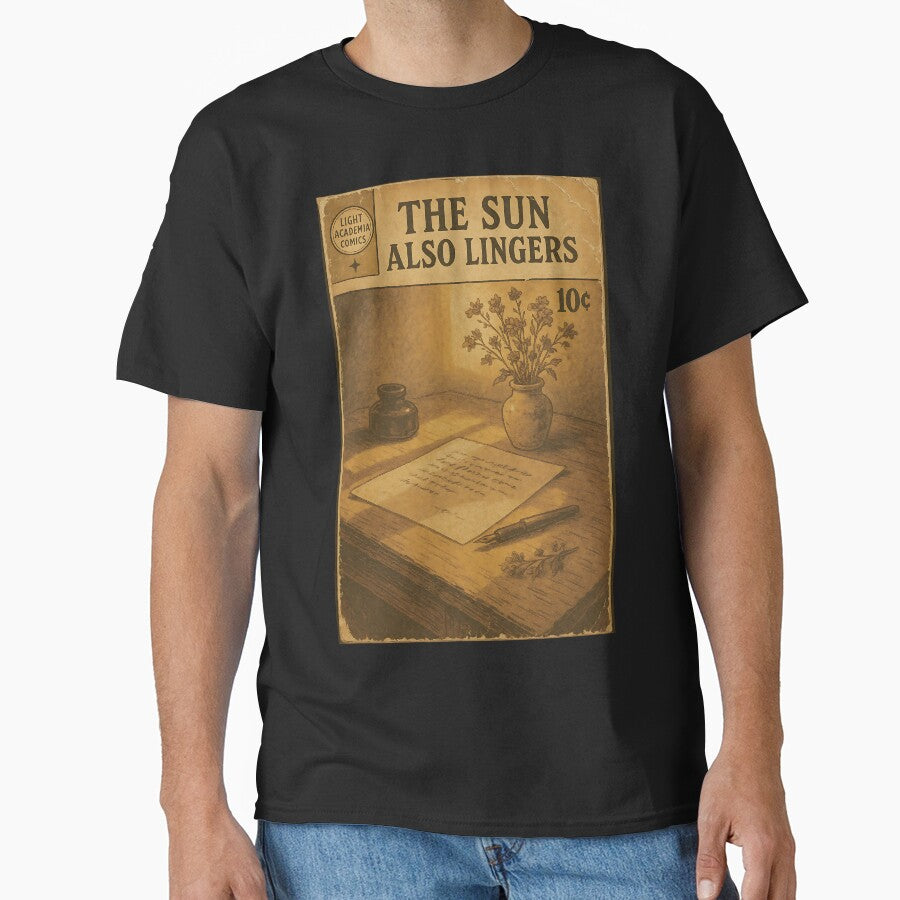 Nostalgic Light Academia: The Sun Also Lingers by bapupa T-Shirts, Hoodie, Sweatshirt | BlankRebels.com (Image 1)