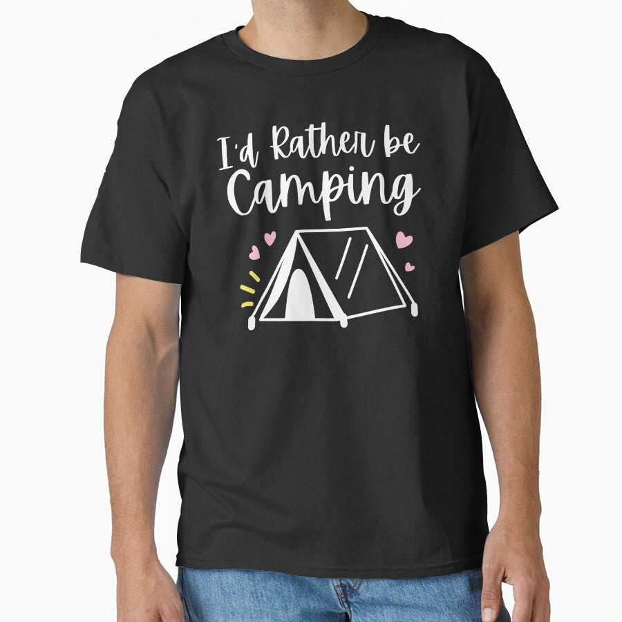 Copy of I'd Rather be Camping V2 by LoveLifeRandom T-Shirts, Hoodie, Sweatshirt | BlankRebels.com (Image 1)