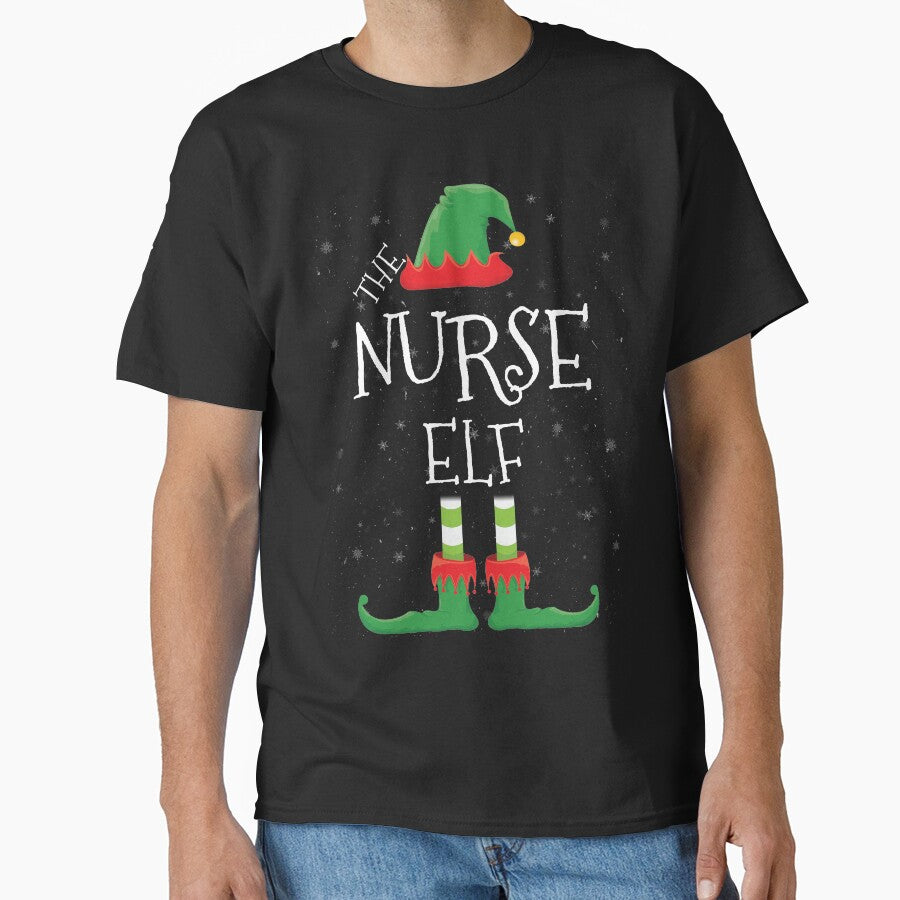 Nurse Elf Family Matching Christmas Group Funny Gift by DavisHasari T-Shirts, Hoodie, Sweatshirt | BlankRebels.com (Image 1)