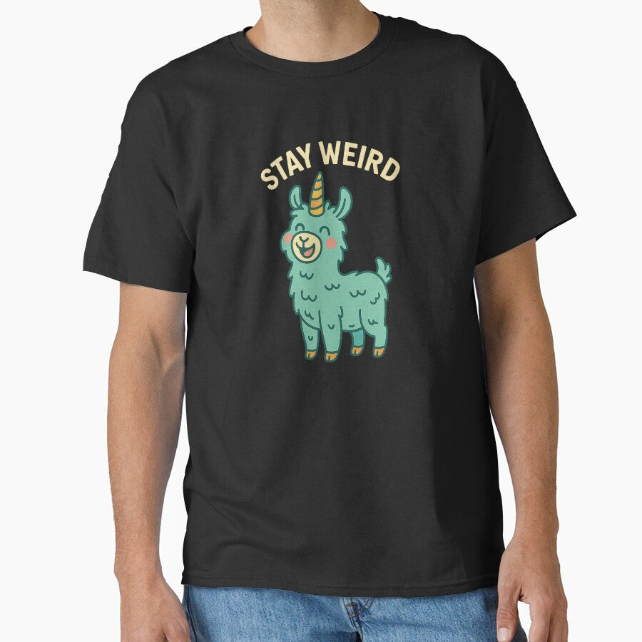 Stay Weird Llama Unicorn by the-dovlat T-Shirts, Hoodie, Sweatshirt | BlankRebels.com (Image 1)