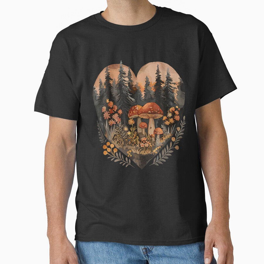 Mushroom Aesthetic, Flower Bouquet, Cottagecore by TashiaJerrie T-Shirts, Hoodie, Sweatshirt | BlankRebels.com (Image 1)