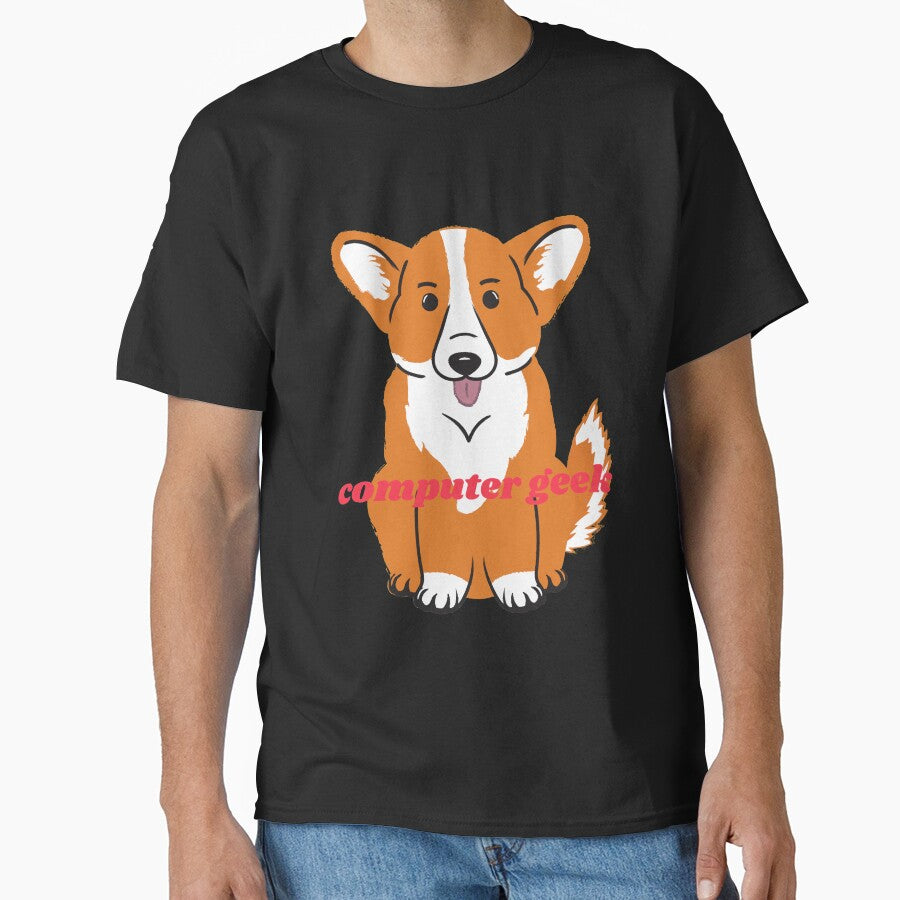 TV Geek Dog Cute Geek Computer  Dog  Luv You by johnrk T-Shirts, Hoodie, Sweatshirt | BlankRebels.com (Image 1)