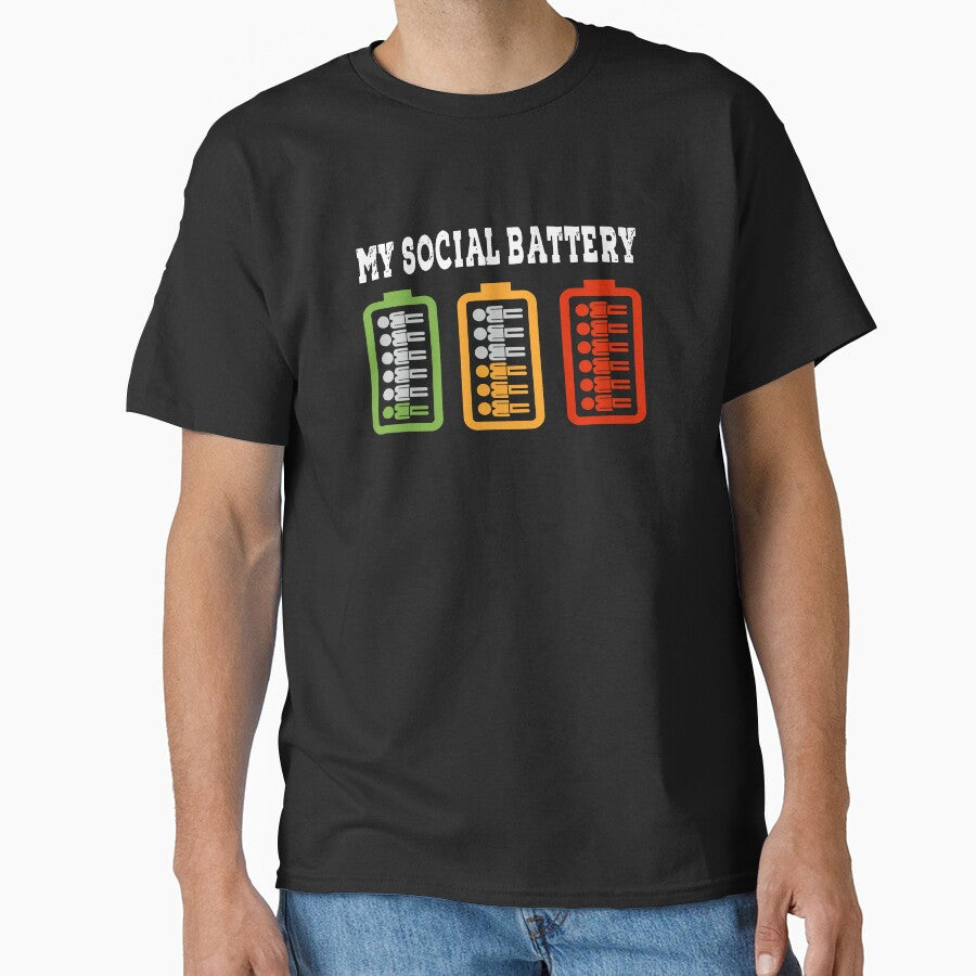 My social battery by CustomHive T-Shirts, Hoodie, Sweatshirt | BlankRebels.com (Image 1)