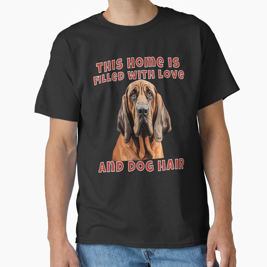 Bloodhound Owner Watercolor This Home Is Filled With Love by fantasticdesign T-Shirts, Hoodie, Sweatshirt (Image 1)