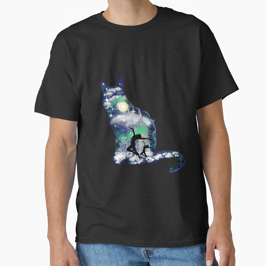 Cats In The City - Never A dull Night ; rather an opportunity to enjoy cats t-shirt and Assesories by M... (Image 1)