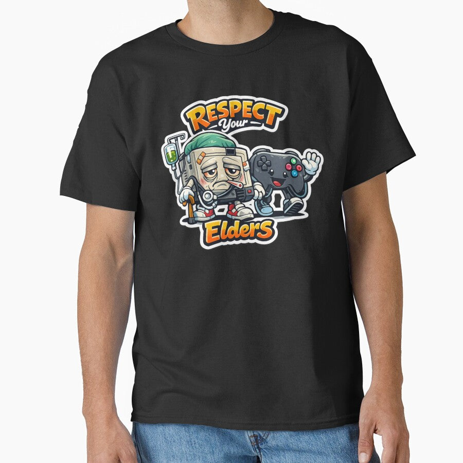 Respect Your Elders Gaming Tee by Kuki-shop