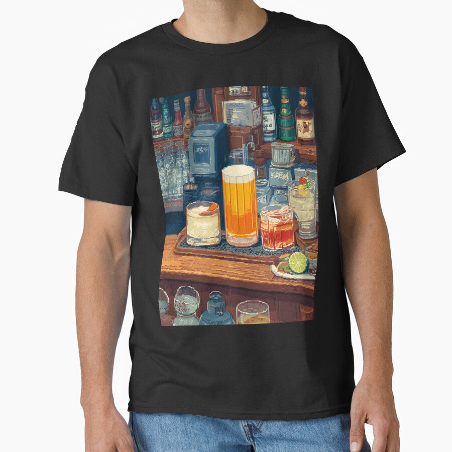 Minimal Pixel Art Drink by bapupa T-Shirts, Hoodie, Sweatshirt | BlankRebels.com (Image 1)