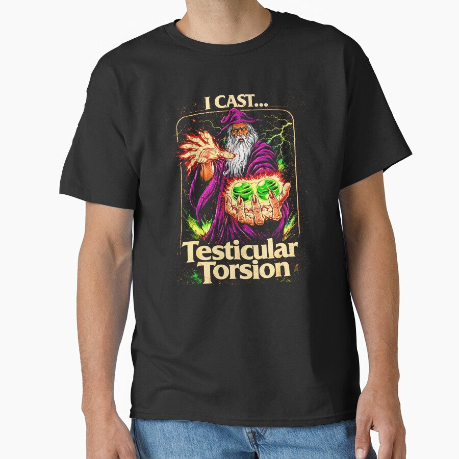 I Cast Testicular Torsion Funny Wizard Meme by NinigFox