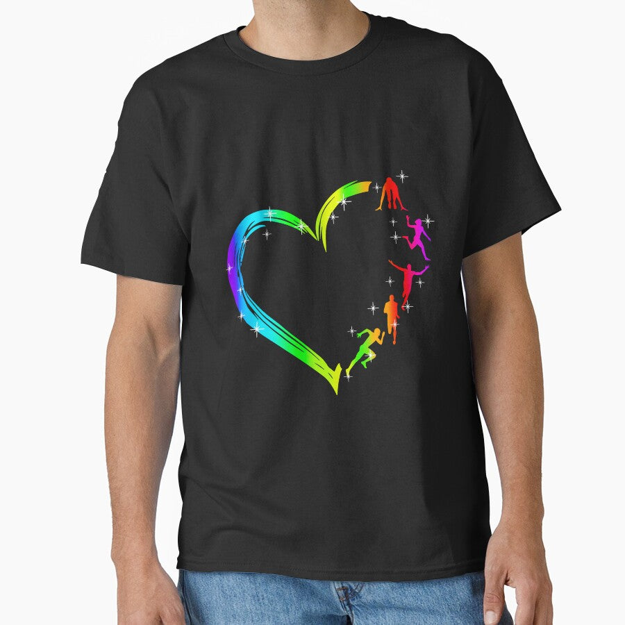 Gradient Heart Running by Anderson456 T-Shirts, Hoodie, Sweatshirt | BlankRebels.com (Image 1)