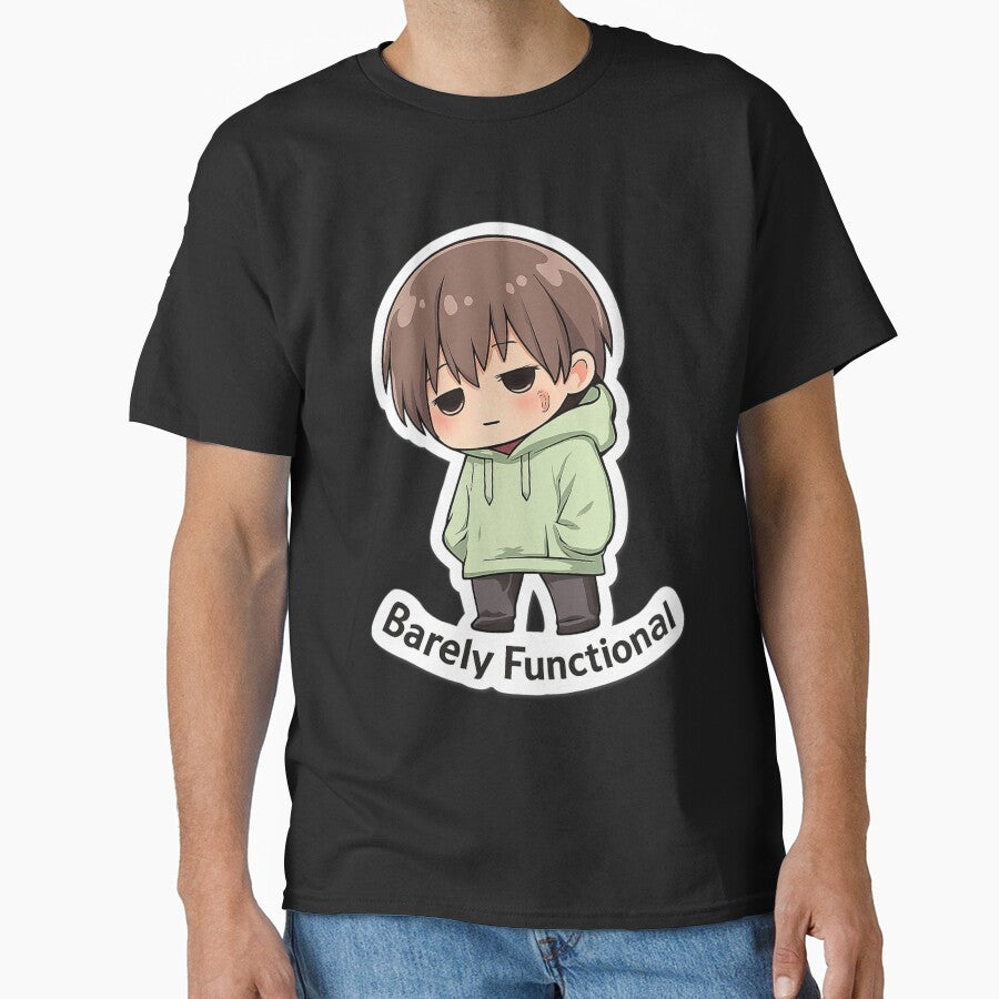 Barely Functional by P.L.U.T.O T-Shirts, Hoodie, Sweatshirt | BlankRebels.com (Image 1)