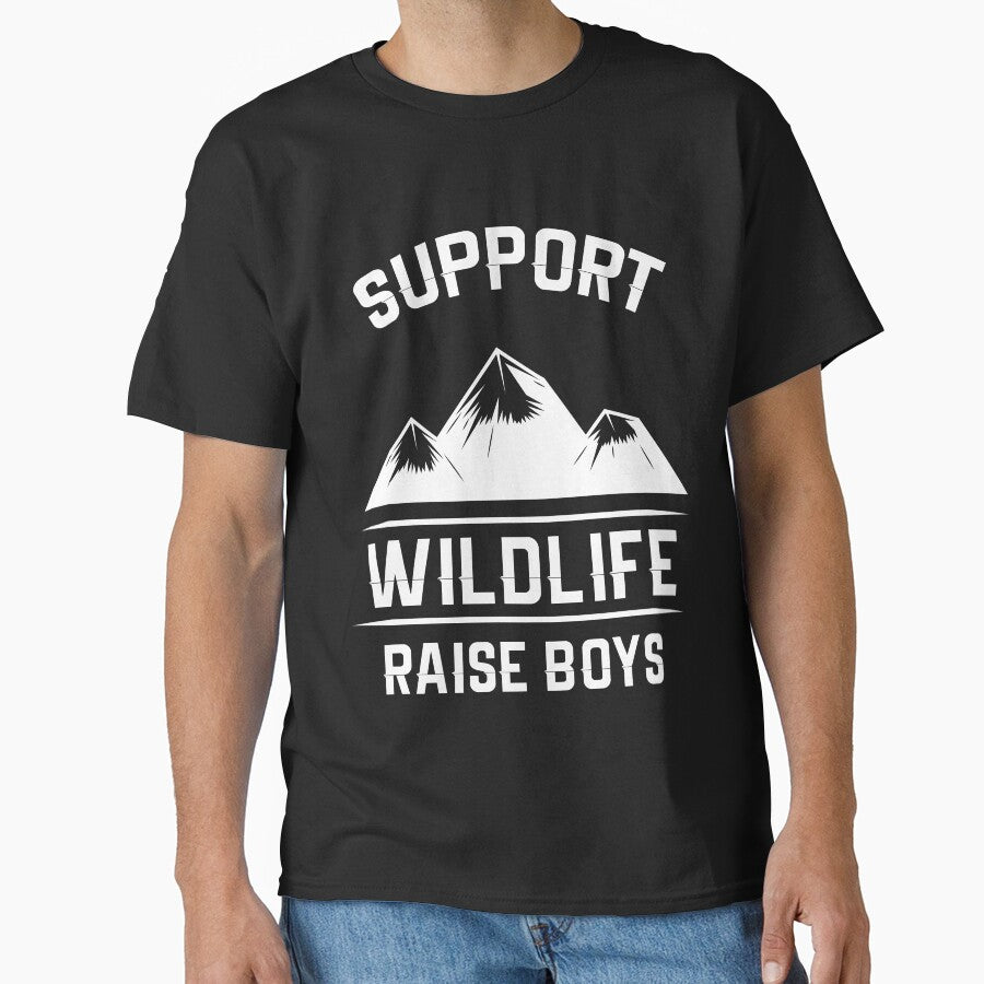 Support Wildlife Raise Boys t-shirt by Perfectstyles Hoodie, Sweatshirt | BlankRebels.com (Image 1)