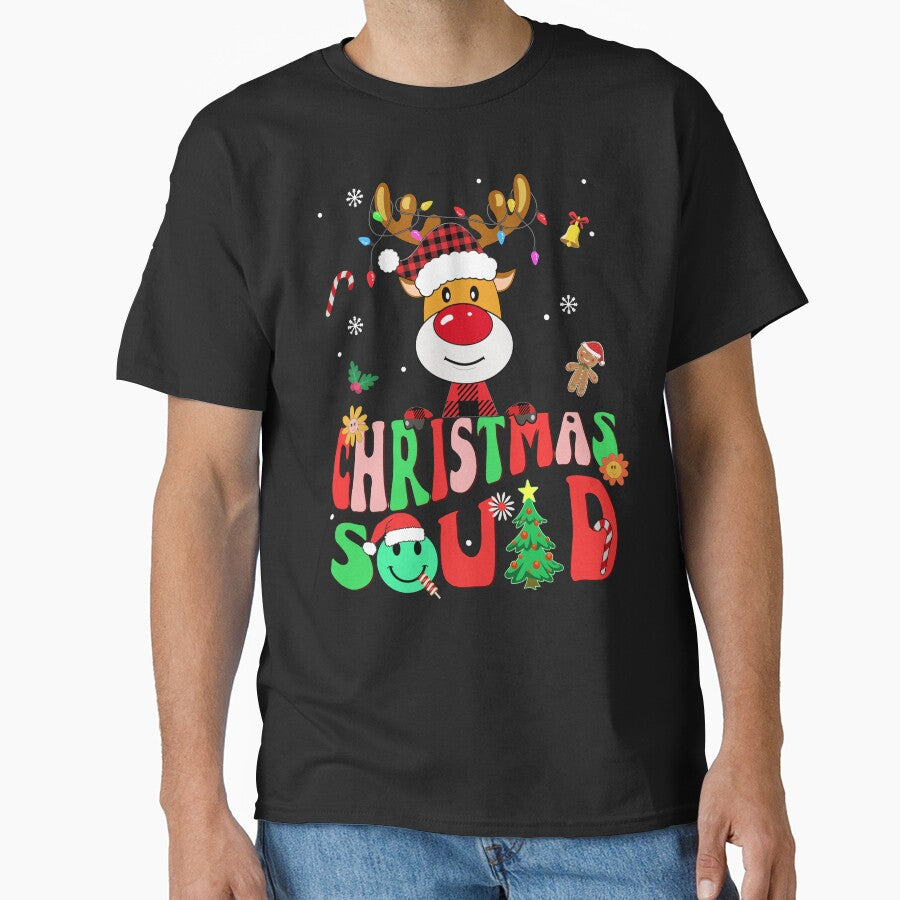 family christmas squad reindeer shirt , matching christmas pajama 2023 team shirt by ZAIN JAMAL Hoodie, Sweatshirt (Image 1)