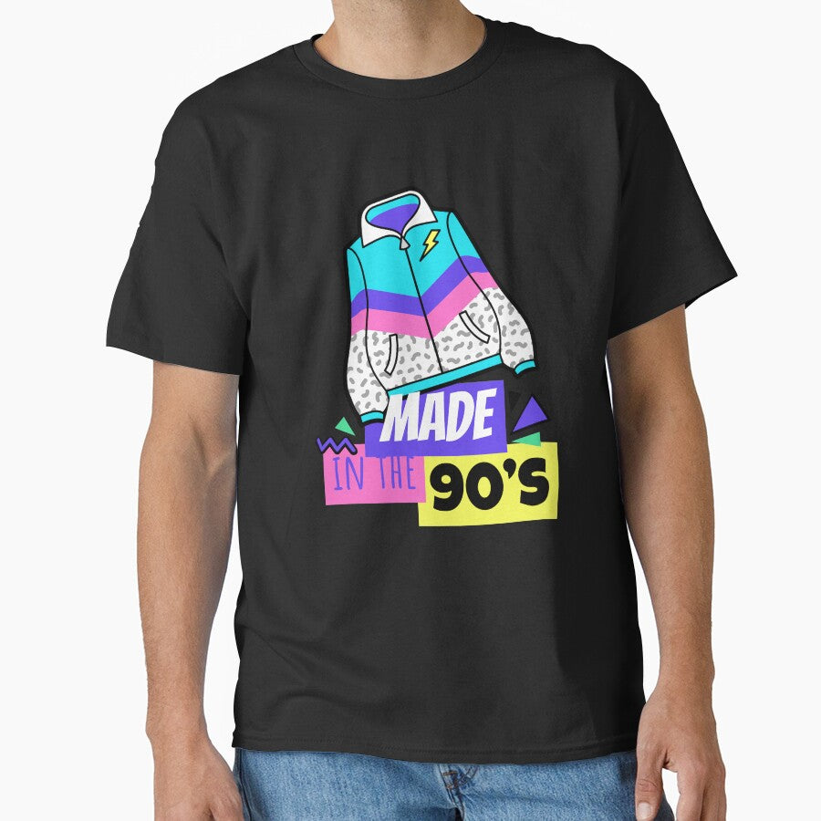 Made In the 90's -  Old School Fashion 90s Design - by onjcdesign T-Shirts, Hoodie, Sweatshirt | BlankRebels.com (Image 1)