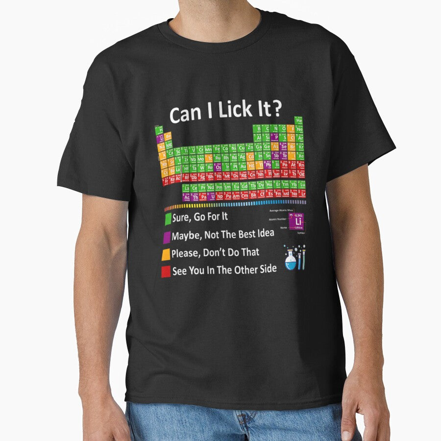 Can I Lick It Periodic Table Chart Science Teacher Cool Meme by Tiar-Kin