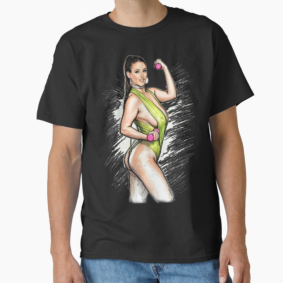 Angela White Pin-up Fitness by Bubble-Bay Shop T-Shirts, Hoodie, Sweatshirt | BlankRebels.com (Image 1)