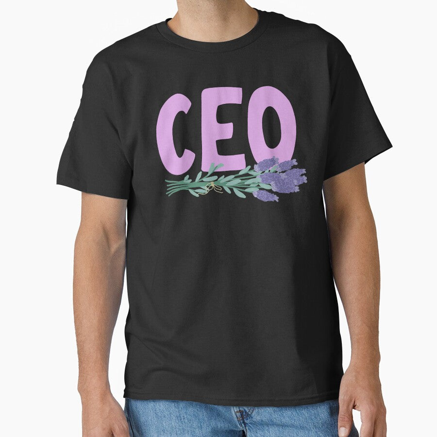 CEO Boss With Lavender by BundaBear T-Shirts, Hoodie, Sweatshirt | BlankRebels.com (Image 1)