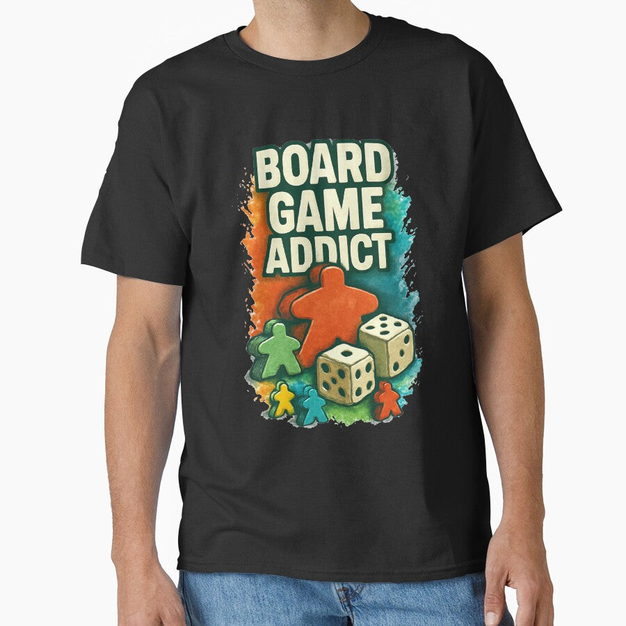 Board Game Addict by FBA T-Shirts, Hoodie, Sweatshirt | BlankRebels.com (Image 1)