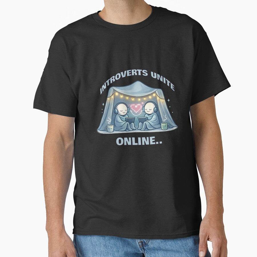 Introverts Unite Online Funny Introvert Quote by PunchDrop T-Shirts, Hoodie, Sweatshirt | BlankRebels.com (Image 1)