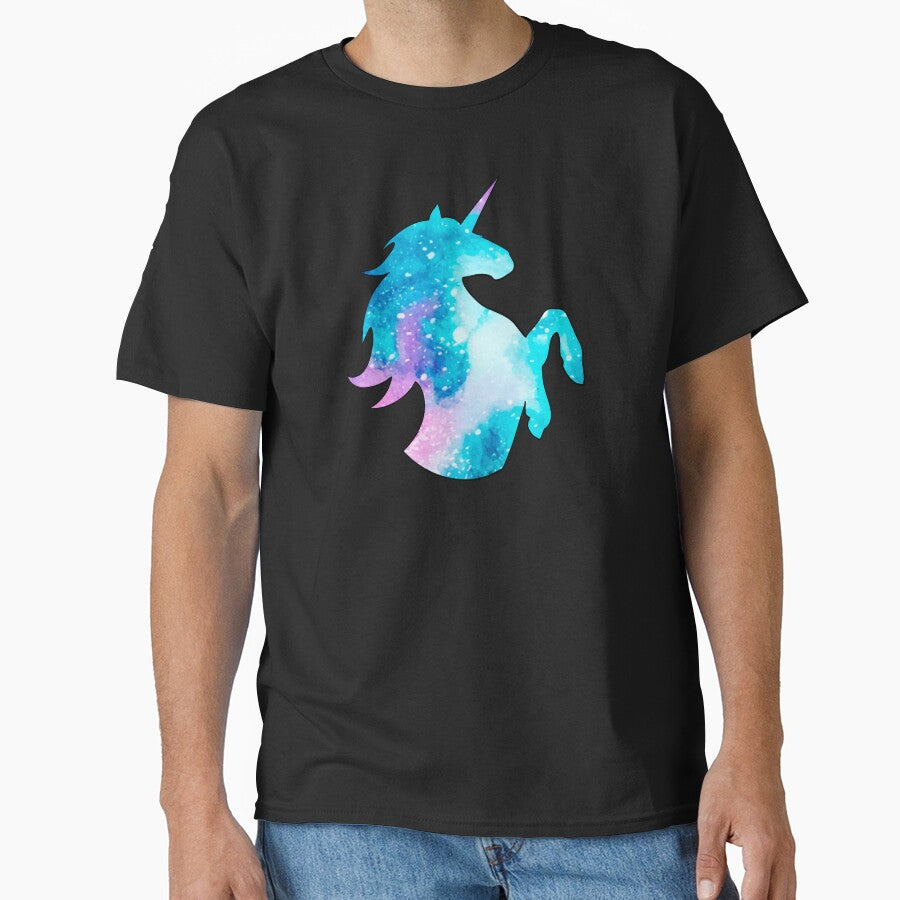 Rearing Galaxy Unicorn by Lady-Lilac T-Shirts, Hoodie, Sweatshirt | BlankRebels.com (Image 1)