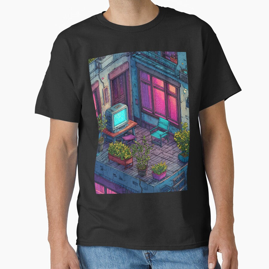 Retro Vaporwave Pixel Art by bapupa T-Shirts, Hoodie, Sweatshirt | BlankRebels.com (Image 1)