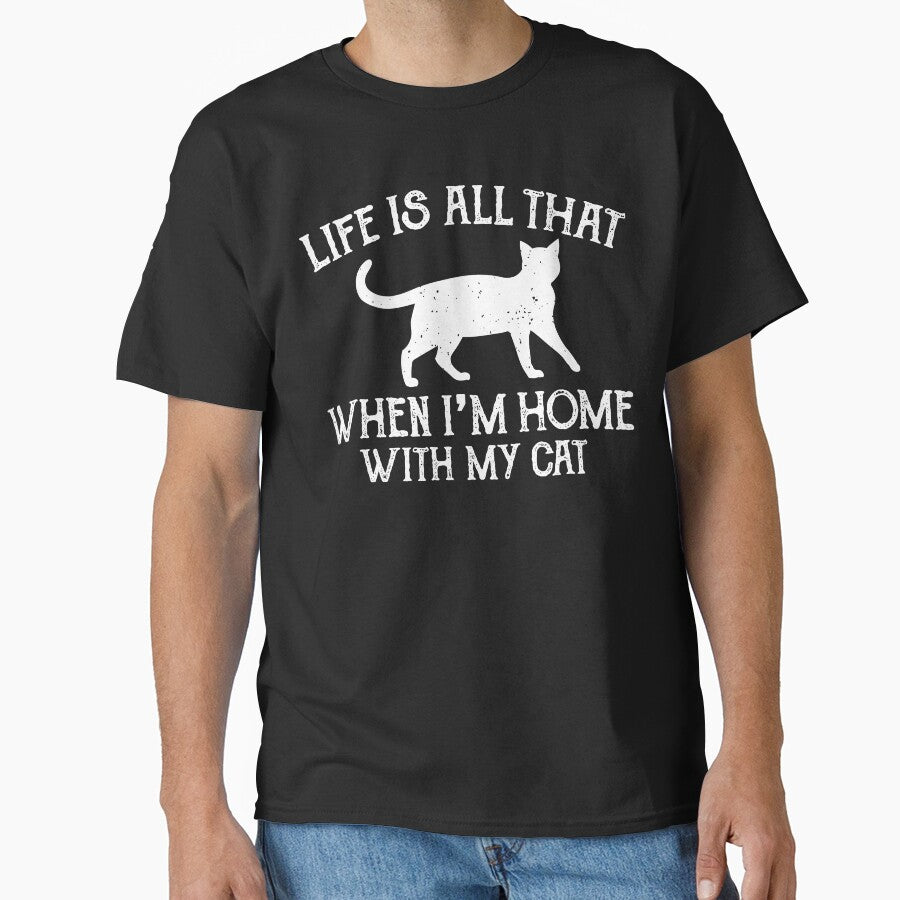 Funny Cat Life by PatternFeed8 T-Shirts, Hoodie, Sweatshirt | BlankRebels.com (Image 1)