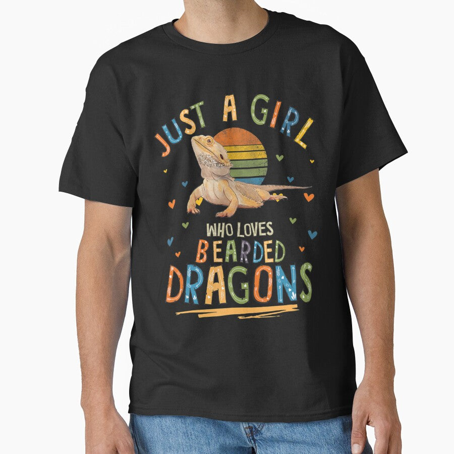 Just A Girl Who S Bearded Dragons by TamiaKub T-Shirts, Hoodie, Sweatshirt | BlankRebels.com (Image 1)