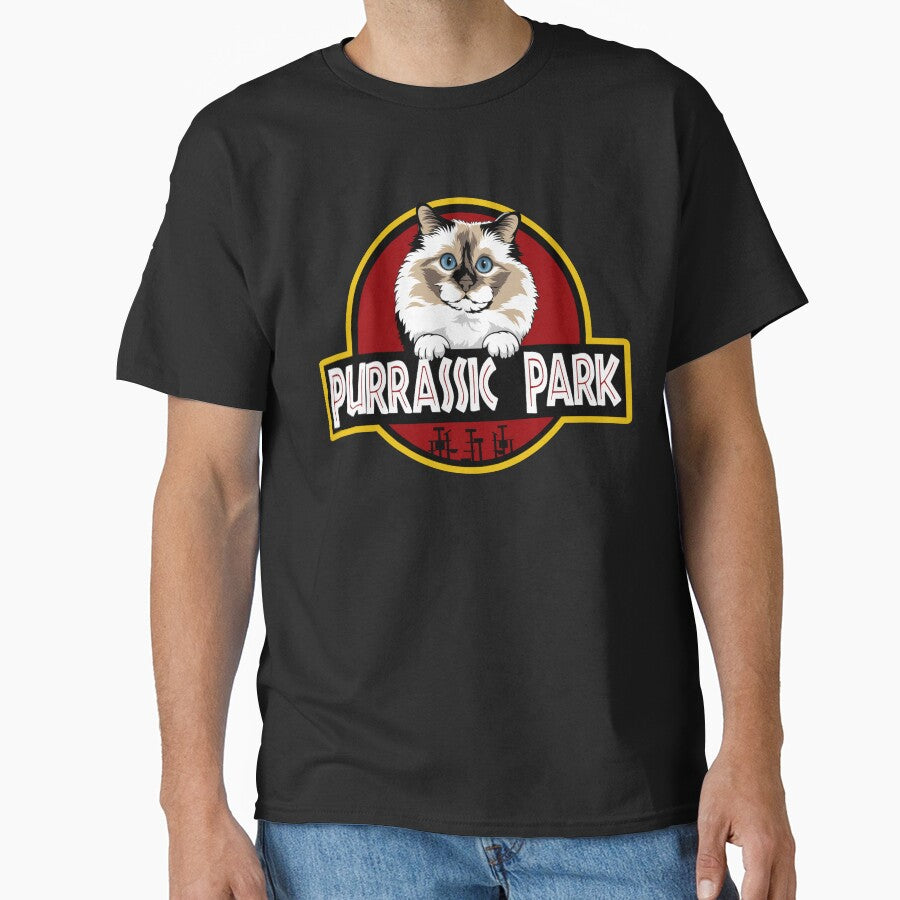 Funny Birman Cat Purrassic Park T-Shirts, Hoodie, Sweatshirt