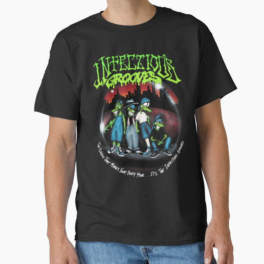 Infectious Grooves Band Cartoon Funk Metal Artwork by CourtneyCrawf