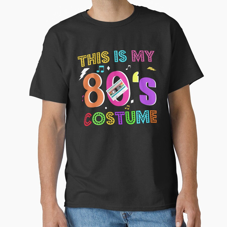 This Is My 80s Costume - Vibe Retro Party Outfit Wear by JukeLox T-Shirts, Hoodie, Sweatshirt | BlankRebels.com (Image 1)