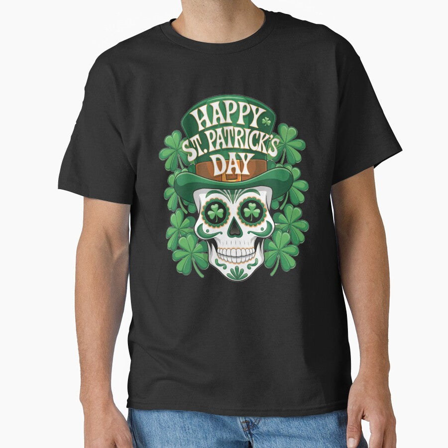 skull st. patrick's day by jkrphoto T-Shirts, Hoodie, Sweatshirt | BlankRebels.com (Image 1)