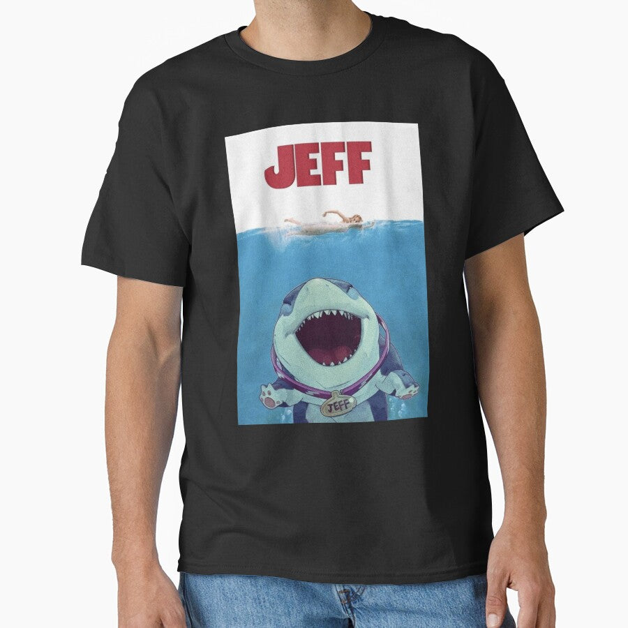 Jeff The Landshark Movie Design Active by LaurenPobar8 T-Shirts, Hoodie, Sweatshirt | BlankRebels.com (Image 1)