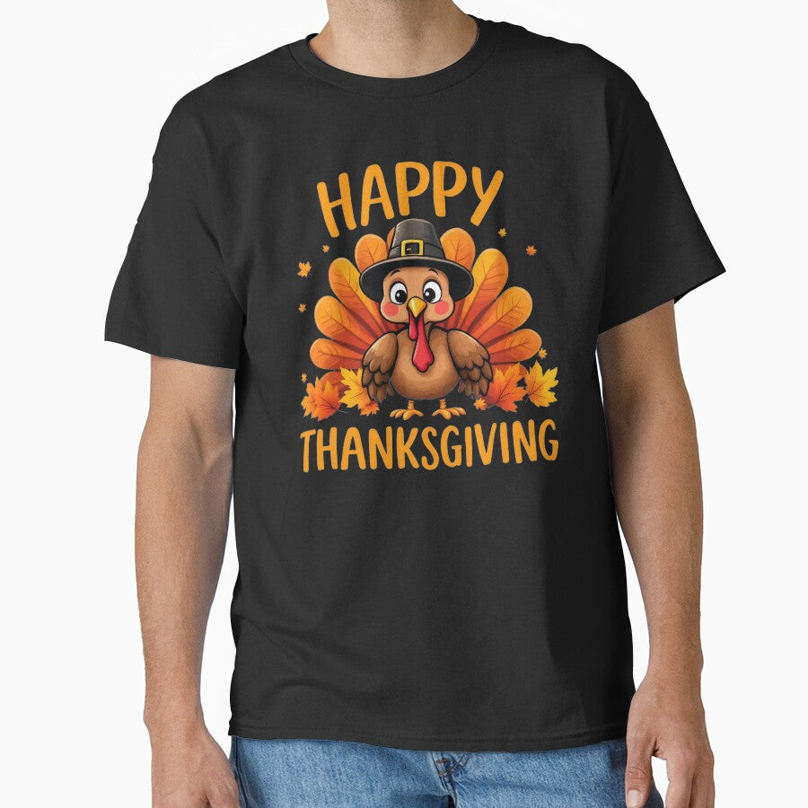 Happy Thanksgiving For Turkey Day Family Dinner by Topmaxdesign T-Shirts, Hoodie, Sweatshirt | BlankRebels.com (Image 1)