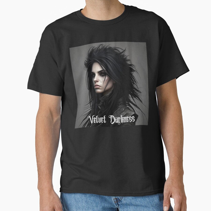Icon of the Gothic Rock music group "Velvet Darkness" by Nickyvb T-Shirts, Hoodie, Sweatshirt | BlankRebels.com (Image 1)