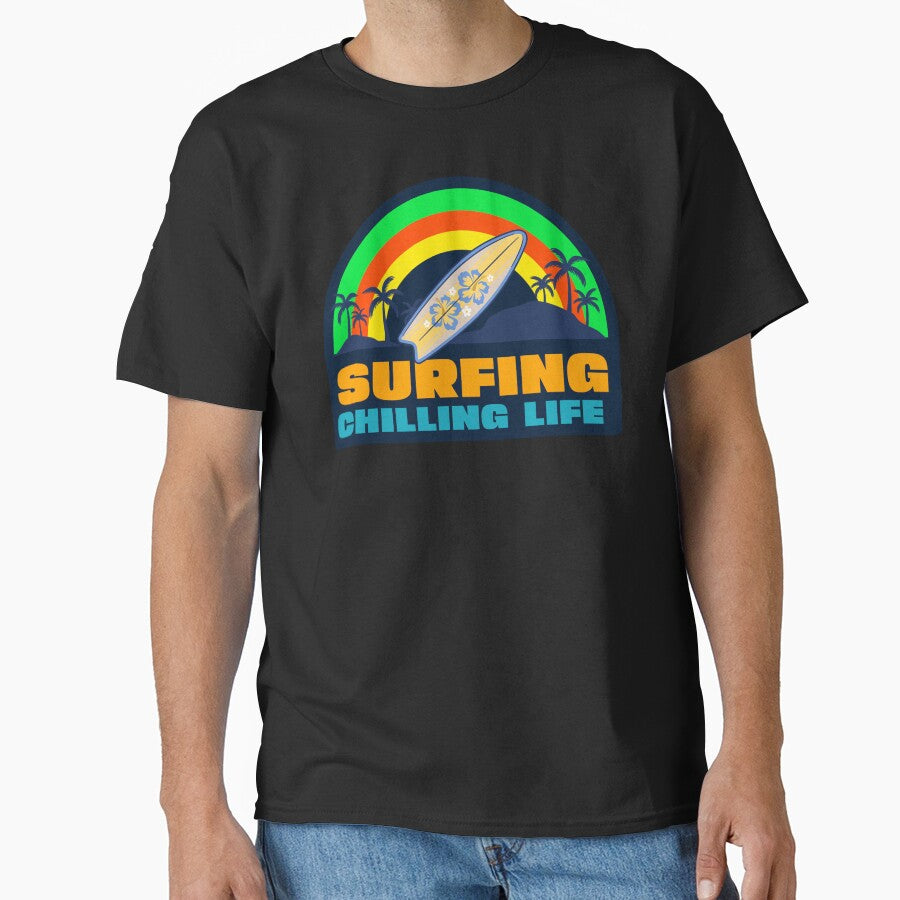 SURFING CHILLING LIFE by MJ96-PRO T-Shirts, Hoodie, Sweatshirt | BlankRebels.com (Image 1)