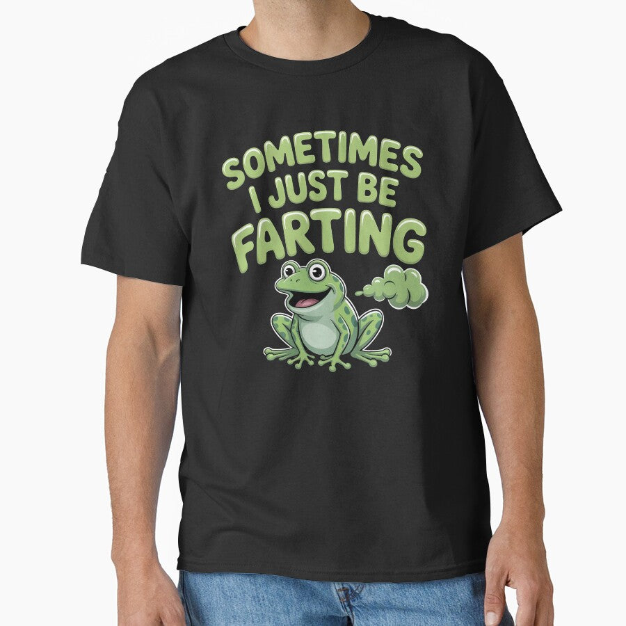 Sometimes I Just Be Farting Funny Vintage Frog – Hilarious Amphibian Meme by Redgiant87x T-Shirts, Hoodie,... (Image 1)