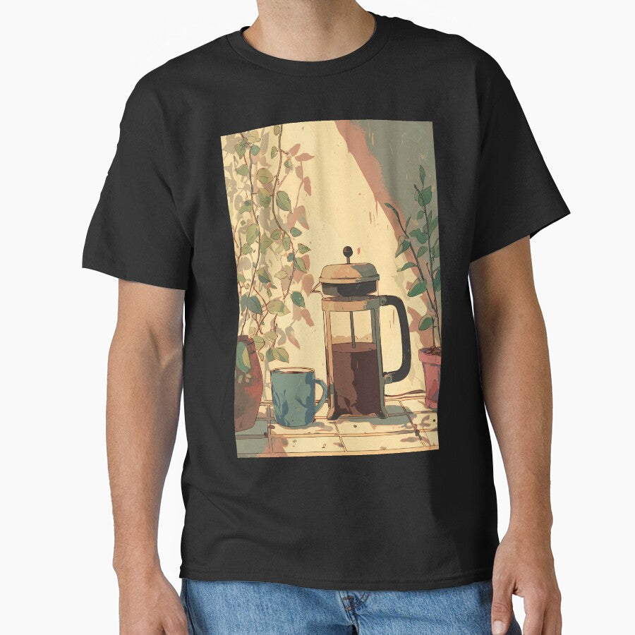 Scholarly Brew Coffee Press Light Academia by bapupa T-Shirts, Hoodie, Sweatshirt | BlankRebels.com (Image 1)