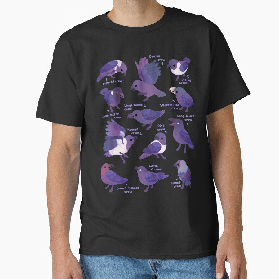 Happy crows - dark by pikaole T-Shirts, Hoodie, Sweatshirt | BlankRebels.com (Image 1)