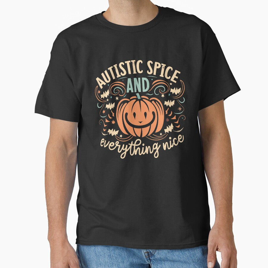 Autistic Spice And Everything Nice Jack O Lantern by SubtleSplit T-Shirts, Hoodie, Sweatshirt | BlankRebels.com (Image 1)