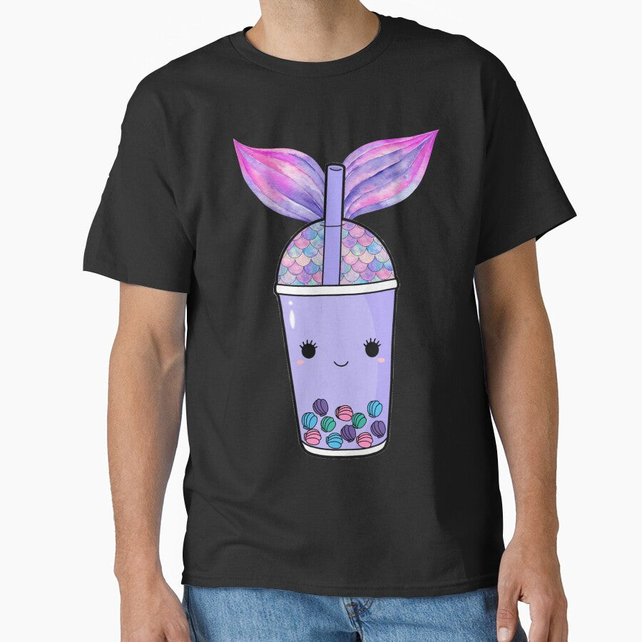 Mermaid Boba Tea by CreativeLevelUp T-Shirts, Hoodie, Sweatshirt | BlankRebels.com (Image 1)