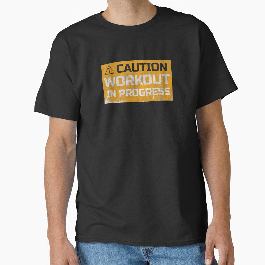 Caution! Workout in progress by 4ozstore T-Shirts, Hoodie, Sweatshirt | BlankRebels.com (Image 1)
