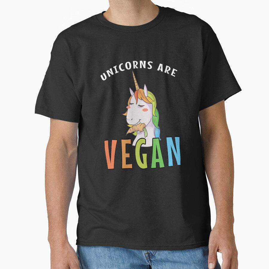 Unicorns are Vegan Gift by fatamyfan1 T-Shirts, Hoodie, Sweatshirt | BlankRebels.com (Image 1)