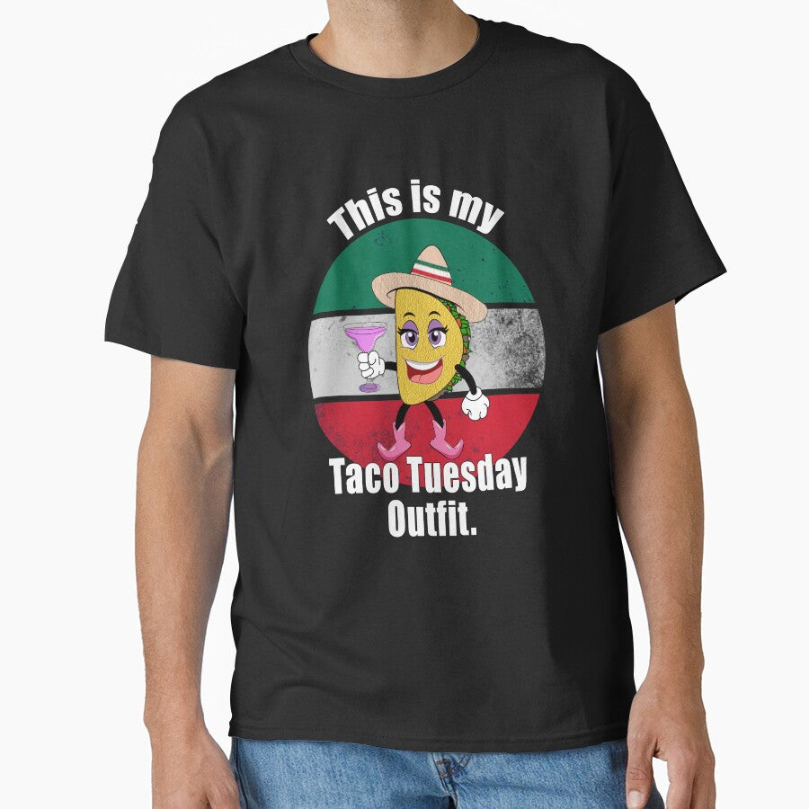 This is my Taco Tuesday Outfit - Tina Taco by CarrieTDesigns T-Shirts, Hoodie, Sweatshirt | BlankRebels.com (Image 1)