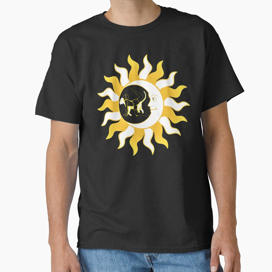 Tiger Yoga Pose With Sun And Moon by TeesFashion T-Shirts, Hoodie, Sweatshirt | BlankRebels.com (Image 1)