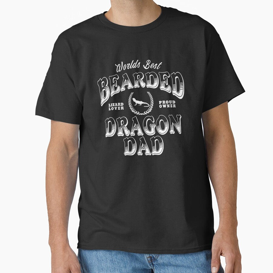 Worlds Best Bearded Dragon Dad by TrendzyMerch T-Shirts, Hoodie, Sweatshirt | BlankRebels.com (Image 1)