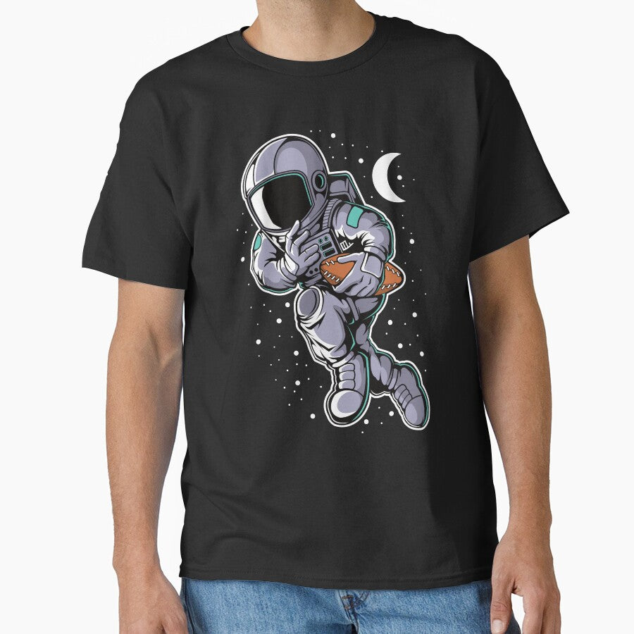 Astronaut Rugby - Funny Outer Space Lovers by Desteroids T-Shirts, Hoodie, Sweatshirt | BlankRebels.com (Image 1)