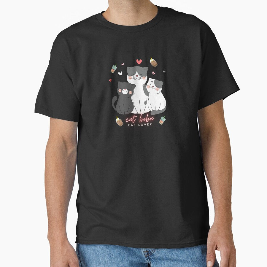 Cat Boba Tea Bubble Tea Anime & cat Lover by H-Fshop T-Shirts, Hoodie, Sweatshirt | BlankRebels.com (Image 1)